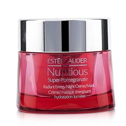 Estee Lauder Nutritious Super-Pomegranate Mascarilla/Crema de Noche Energía Radiante (Caja Ligeramente Dañada) 50ml/1.7oz