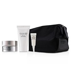 Shiseido Set Men Total Age-Defense Program: 1xCrema Revitalizante Total 50ml+1xEspuma Limpiadora 30ml+1xRevitalizante Total de Ojos 3ml+1xBolso 4pcs