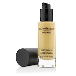 BareMinerals BarePro Performance Wear Liquid Foundation SPF20 - # 13 Golden Nude (Box Slightly Damaged) 30ml/1oz
