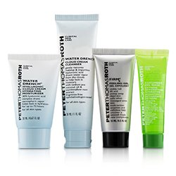 彼得羅夫 面部護理4件套裝: 1x 潔面霜 30ml + 1x 面霜 20ml + 1x 青瓜舒緩保濕面膜 14ml + 1x 煥膚啫喱 15ml 4pcs