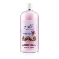 Philosophy Pure Grace Desert Summer Shampoo, Bath & Shower Gel 480ml/16oz