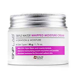 SNP Lab+ Triple Water Whipped Moisture Cream - Hydration & Moisture (For All Skin Types) 50g/1.76oz