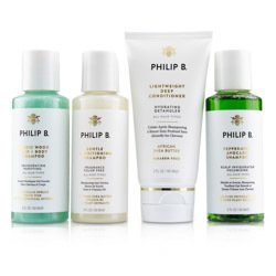Philip B مجموعة سفر 4pcs