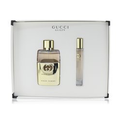Gucci Guilty Pour Femme Coffret: Eau De Parfum Spray 50ml/1.6oz + Roller Ball 7.4ml/0.25oz 2pcs