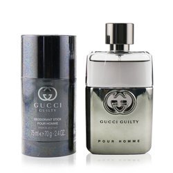 Gucci Guilty Pour Homme Coffret: Eau De Toilette Spray 50ml/1.6oz + Deodorant Stick 75ml/2.4oz 2pcs