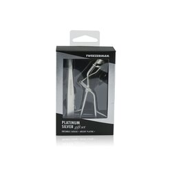微之魅 Platinum Silver Gift Set (Slant Tweezer & Curl 60° Lash Curler) 2pcs