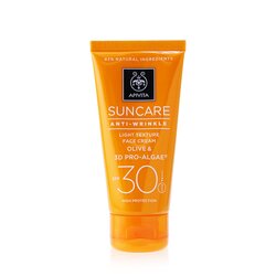 Apivita Suncare Anti-Wrinkle Light Texture Face Cream SPF 30 (Box Slightly Damaged) 50ml/1.7oz