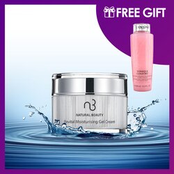 Natural Beauty Revital Gel Crema Hidratante 50g (Gratis: Lancome Tónico Comodidad 400ml) 2pcs