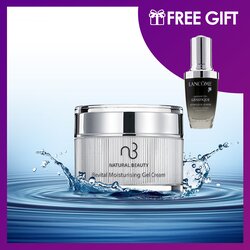 Natural Beauty Revital Moisturising Gel Cream 50g (Free: Lancome Genifique Advanced Youth Activating Concentrate 30ml) 2pcs