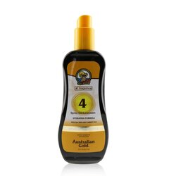Australian Gold Spray Oil Sunscreen Broad Spectrum SPF 4 with Tea Tree & Carrot Oils - #1 Fragrance 237ml/8oz