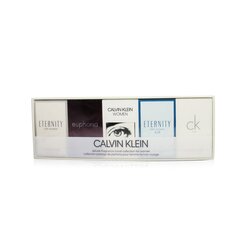 Calvin Klein Miniature Coffret: Eternity Edp 5ml + Euphoria EDP 4ml + Ck Women EDP 5ml + Eternity Air EDP 5ml + Ck One EDT 10ml 5pcs
