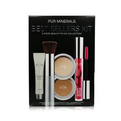 PUR (PurMinerals) Набор Бестселлеров (Набор из 5 Продуктов) (1x Пудра, 1x Праймер, 1x Бронзер, 1x Тушь для Ресниц, 1x Кисть) - # Blush Medium 5pcs