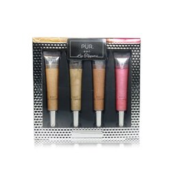 PUR (PurMinerals) 4 In 1 Lip Toppers Glitter Lip Enhancer Kit (4x Lip Topper) 40ml/1.32oz