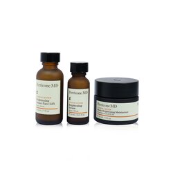 Perricone MD Vitamin C Ester Brightening Regimen Set (For Brighter & More Even-Toned Skin) : Brightening Amine Face Lift Serum 30ml + Brightening Serum 15ml + Photo-Brightening Moisturizer SPF 30 ml 3pcs