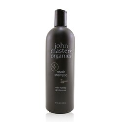John Masters Organics Repair Shampoo For Damaged Hair with Honey & Hibiscus 473ml/16oz