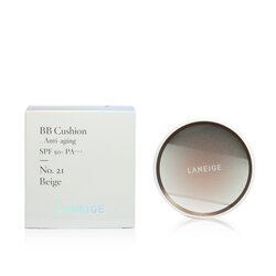 Laneige BB Cushion Foundation (Anti Aging) SPF 50 With Extra Refill - # No. 21 Beige 2x15g/0.5oz