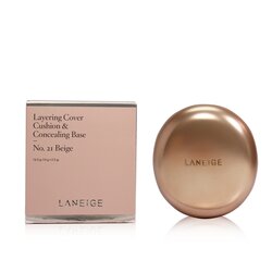 Laneige Layering Cover Cushion & Concealing Base - No. 21 Beige 16.5g/0.55oz