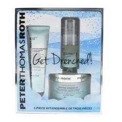 Peter Thomas Roth Get Drenched 3-Piece Kit: Cleanser 30ml + Hyaluronic Cloud Serum 15ml + Hydrating Moisturizer 50ml 3pcs