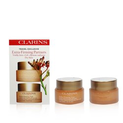 Clarins Extra-Firming Partners Set (Dry Skin): Firming Day Rich Cream 50ml + Regenerating Night Rich Cream 50ml 2pcs