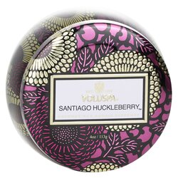 Voluspa Vela en Lata Decorativa - Santiago Huckleberry 113g/4oz
