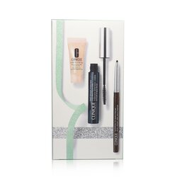 Clinique Lash Power Mascara Set (1x Mascara, 1x Quickliner For Eye Intense,1x Moisture Surge Eye Hydro Filler Concentrate) 3pcs