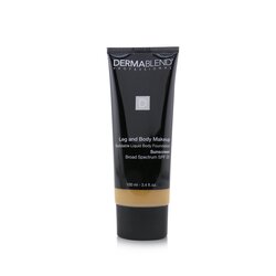 Dermablend Leg and Body Make Up Buildable Liquid Body Foundation Sunscreen Broad Spectrum SPF 25 - #Tan Honey 45W (Box Slightly Damaged) 100ml/3.4oz