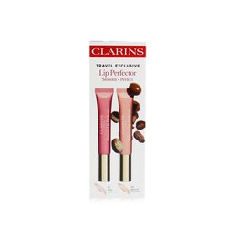 Clarins Natural Lip Perfector Дуо Набор (2x Блеск для Губ) - 01 & 02 2x12ml/0.35oz