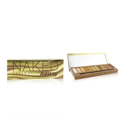 Urban Decay Naked Honey Eyeshadow Palette (12x Eyeshadow, 1x Doubled Ended Smudger/ Tapered Crease Brush) 1pc