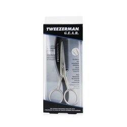 Tweezerman G.E.A.R. Moustache Scissors & Comb (For Beard & Moustache Trimming) 2pcs