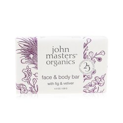 John Masters Organics Face & Body Bar With Fig & Vetiver 128g/4.5oz