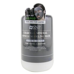 SNP Charcoal Mineral Ampoule Modeling Mask (Pore Control & Soothing) (Exp. Date 12/2020) -