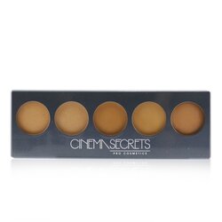 Cinema Secrets Ultimate Foundation 5 In 1 Pro Palette - # 500B Series (Medium To Deep Pink Beige Undertones) 14.7g/0.44oz