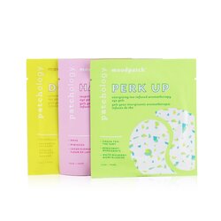 Patchology Moodpatch - Current Mood Tea-Infused Eye Gel Trio Set: (Perk Up, Happy Place, Down Time) 6pairs