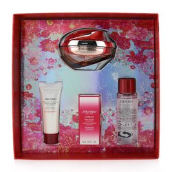 Shiseido Beauty Blossoms Bio-Performance LiftDynamic Cream Set: LiftDynamic Cream 50ml + Cleansing Foam 15ml + Softener 30ml + Ultimune Concentrate 5ml 4pcs