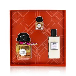 Hermes Twilly D'Hermes Coffret: Eau De Parfum Spray 85ml +Eau De Parfum 7.5ml + Body Lotion 80ml 3pcs
