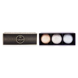 Sabon 3 Bath Balls With Dead Sea Salts (Patchouli Lavender Vanilla, Peach Honey, Shiny Spice) 3pcs