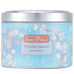 The Candle Company (Carroll & Chan) 100% Beeswax Tin Candle - Midnight Jasmine (8x6) cm