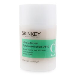 SKINKEY Moisturizing Series Ultra Moisture SunScreen Lotion SPF 40 (All Skin Types) - Guards Against UVA & UVB Rays Moisturizes Skin 50ml/1.69oz