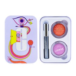 Clinique Jet Set Travel Ready Ojos & Mejillas: 2x Pop de Mejillas + 1x Lash Power Máscara 3pcs