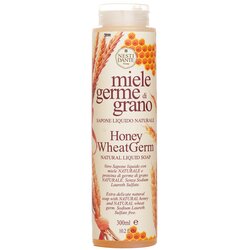 Nesti Dante Jabón Líquido Natural - Germen de Trigo con Miel (Gel de Ducha) 300ml/10.2oz