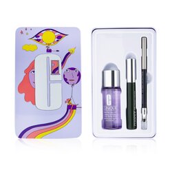 Clinique Jet Set Liftoff Lashes: Quickliner 0.28g + Take The Day Off Remover 50ml +High Impact Mascara 7ml 3pcs
