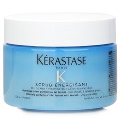 Kerastase Fusio-Scrub Scrub Energisant Exfoliante Limpiador Intensamente Purificante con Sal Marina (Cuero Cabelludo Propenso a Graso) 325ml/11.4oz