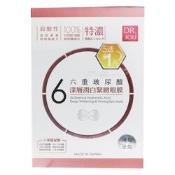 DR. JOU (By Dr. Morita) Six Essence Hyaluronic Acid Отбеливающая и Укрепляющая Маска для Глаз 6pcs