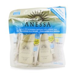 資生堂 Anessa Perfect UV Sunscreen Skincare Milk SPF50+ PA++++ Duo Pack 2x60ml/2oz