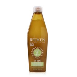 Redken Nature + Science All Soft Champú Suavizante (Para Cabello Seco/Débil) 300ml/10.1oz