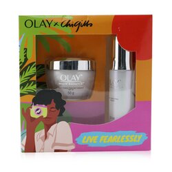 Olay Radiant Duo Limited Edition Набор: Light Perfecting Эссенция 30мл + Light Perfecting Дневной Крем SPF 24 50г 2pcs