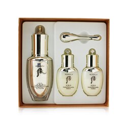 The History Of Whoo Cheongidan Illuminating Regenerating Eye Serum Special Set: Eye Serum 25ml + Balancer 25ml + Emulsion 25ml + Eye Massager 4pcs