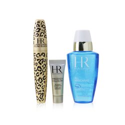 Helena Rubinstein Lash Queen Feline Blacks Тушь для Ресниц Набор: Тушь для Ресниц 7.2мл + Prodigy Средство для Век 3мл + Средство для Снятия Макияжа 50мл 3pcs