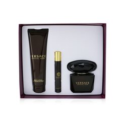 Versace Crystal Noir Coffret: Eau De Toilette Spray 90ml/3oz + Body Lotion 150ml/5oz + EDT Travel Spray 10ml/0.3oz 3pcs
