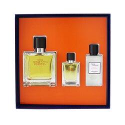 愛馬仕 Terre D'Hermes Coffret: Pure Parfum Spray 75ml/2.5oz + Pure Parfum Spray 12.5ml/0.42oz + After-Shave Lotion 40ml/1.35oz 3pcs